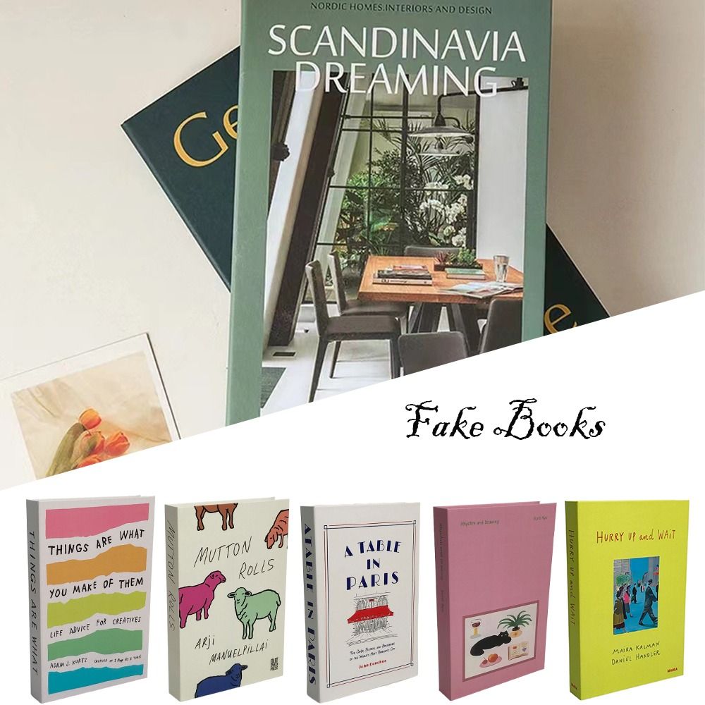 Photography Book - Moda decoración del hogar libros falsos
