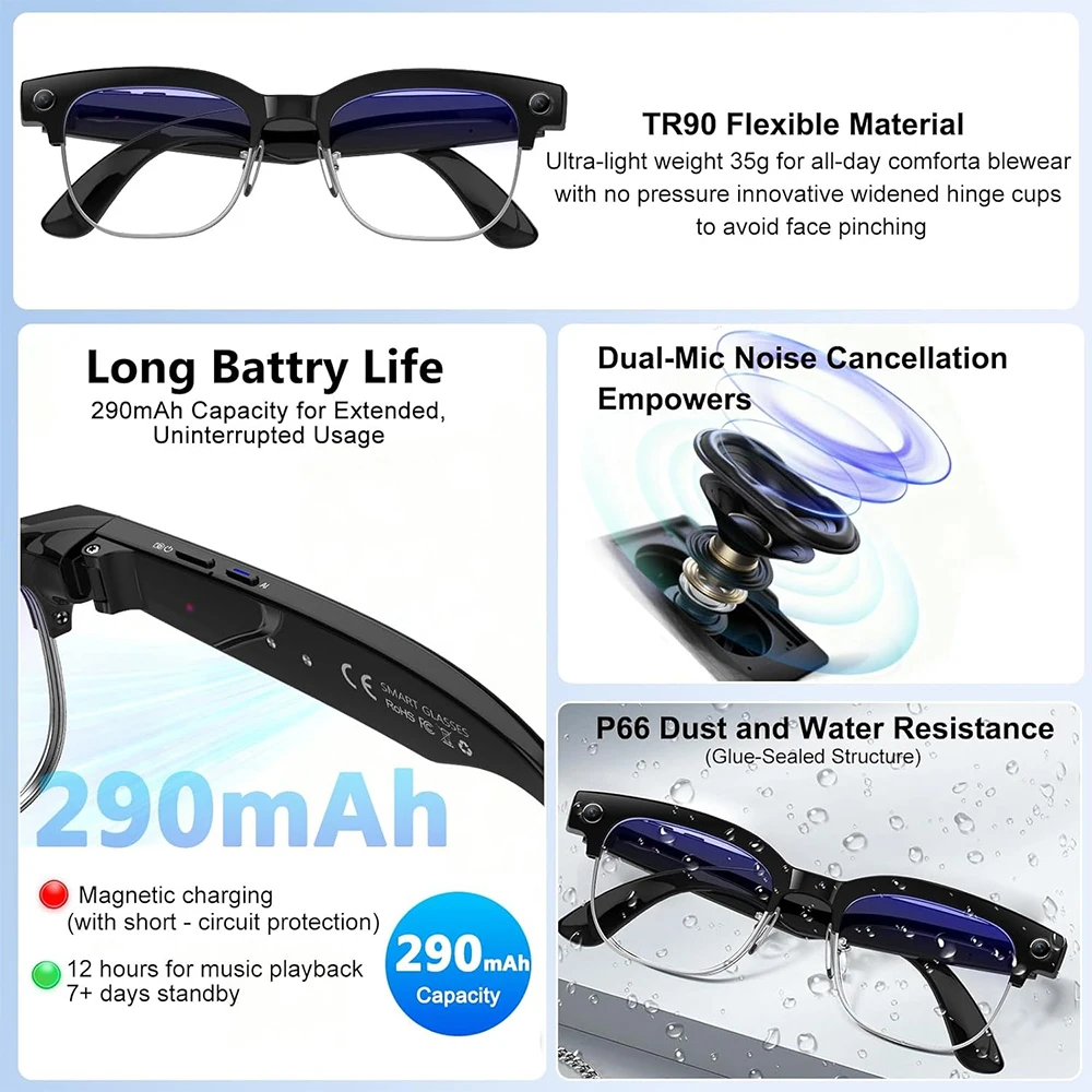 Gafas Inteligentes 4K con IA,  - Photography Japanese reseña y precio