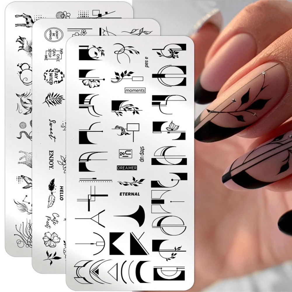 Placa de estampado de uñas con - Photography Geometry reseña y precio