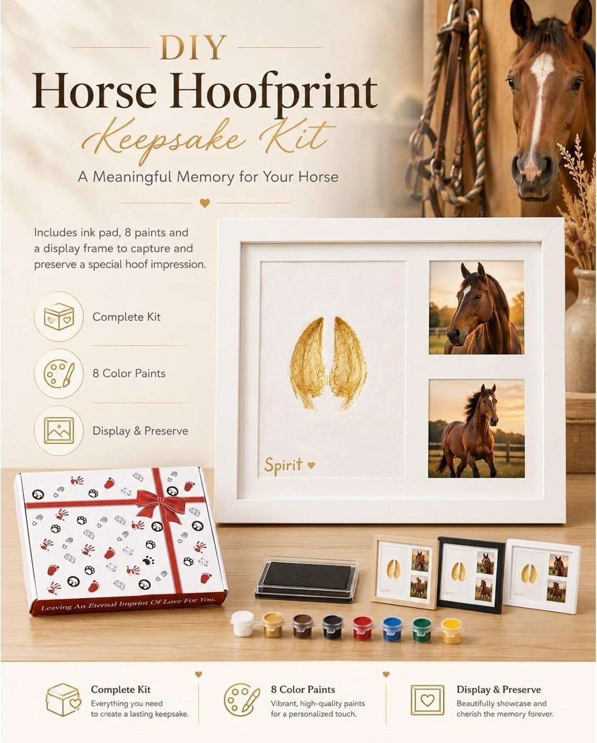 Kit Conmemorativo de Huellas d - Photographic Memory reseña y precio