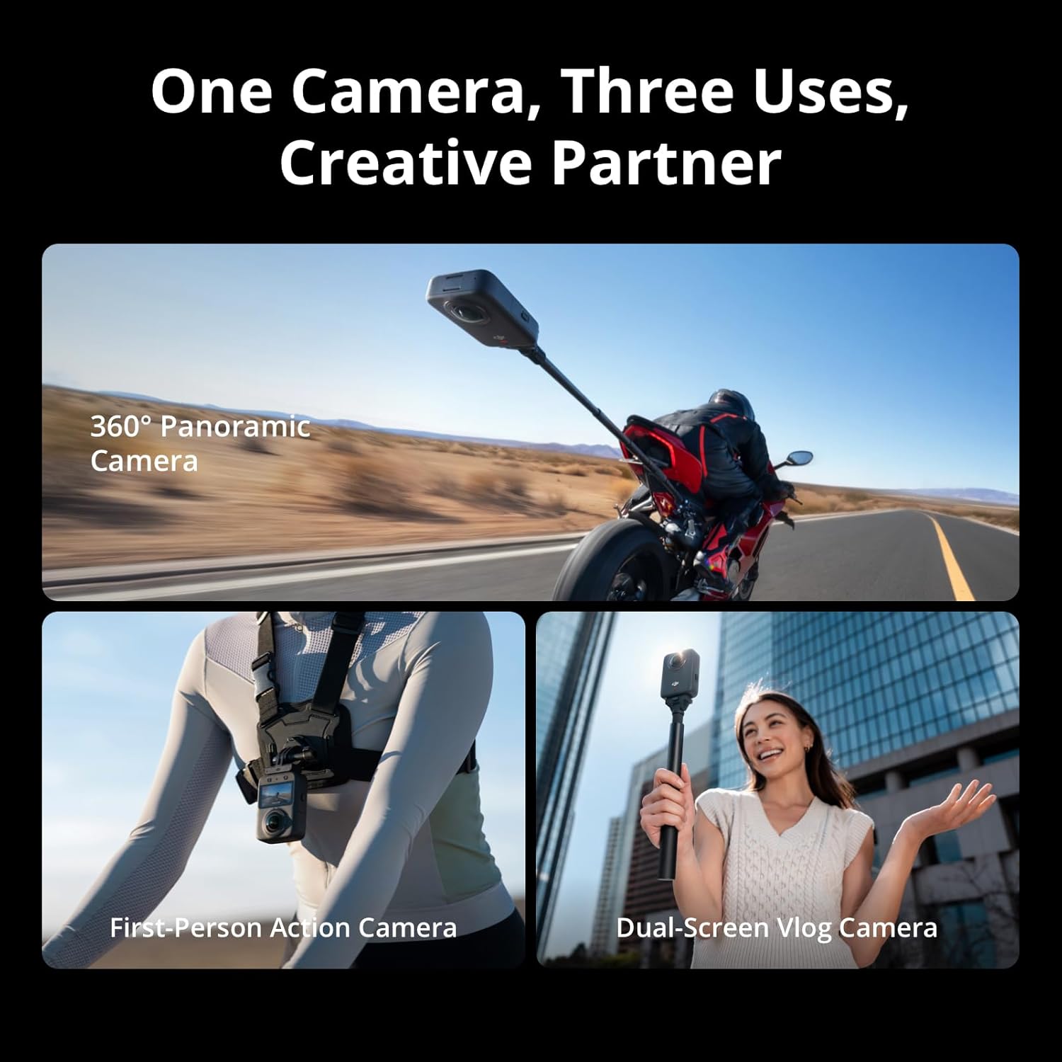 Cámara DJI Osmo 360 Usada Reac - Photographic Memory reseña y precio