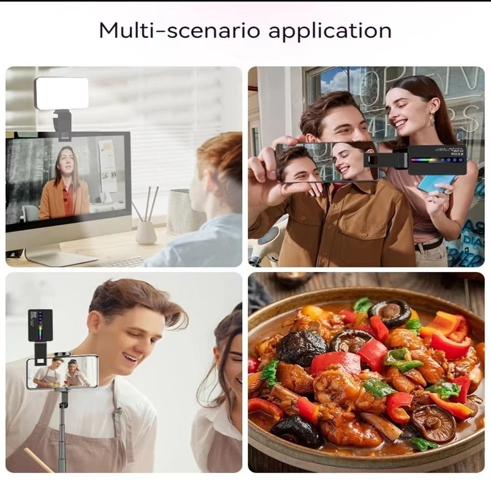 Luz LED RGB para vídeo con int - Photography Videos Free reseña y precio